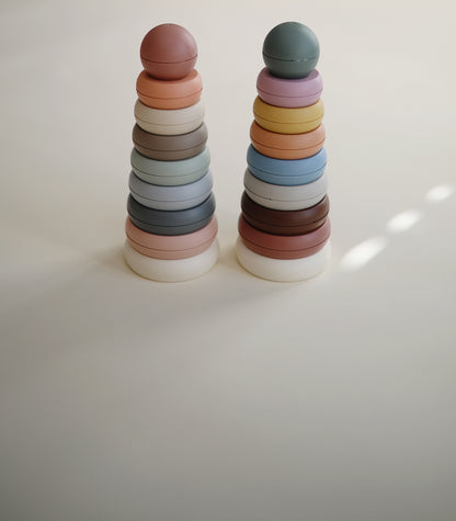 MUSHIE Stacking Rings Ringtower Toy