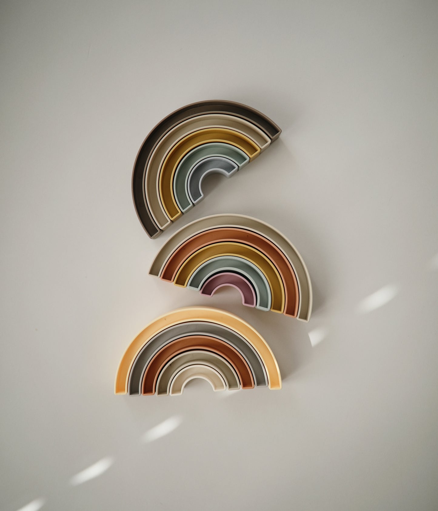 MUSHIE Rainbow Stacker Toy