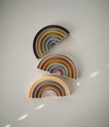 MUSHIE Rainbow Stacker Toy