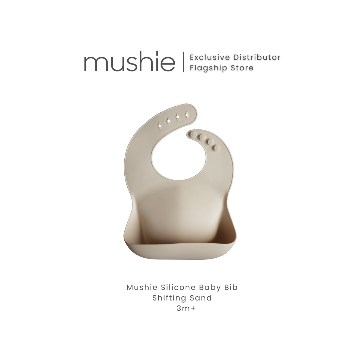 MUSHIE Silicone Baby Bib