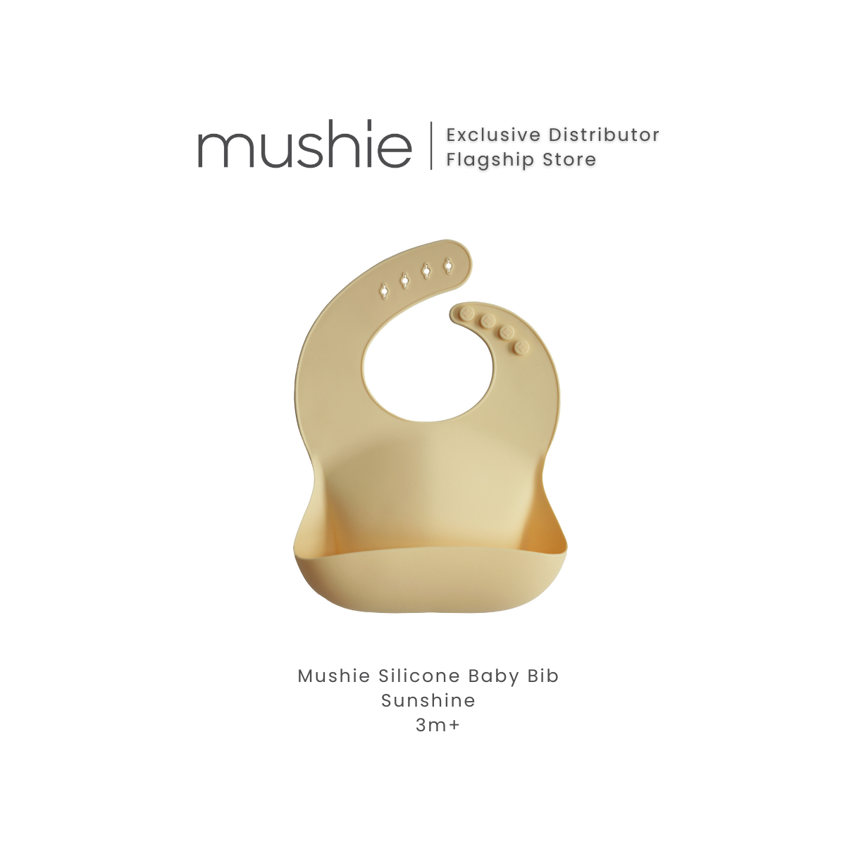 MUSHIE Silicone Baby Bib