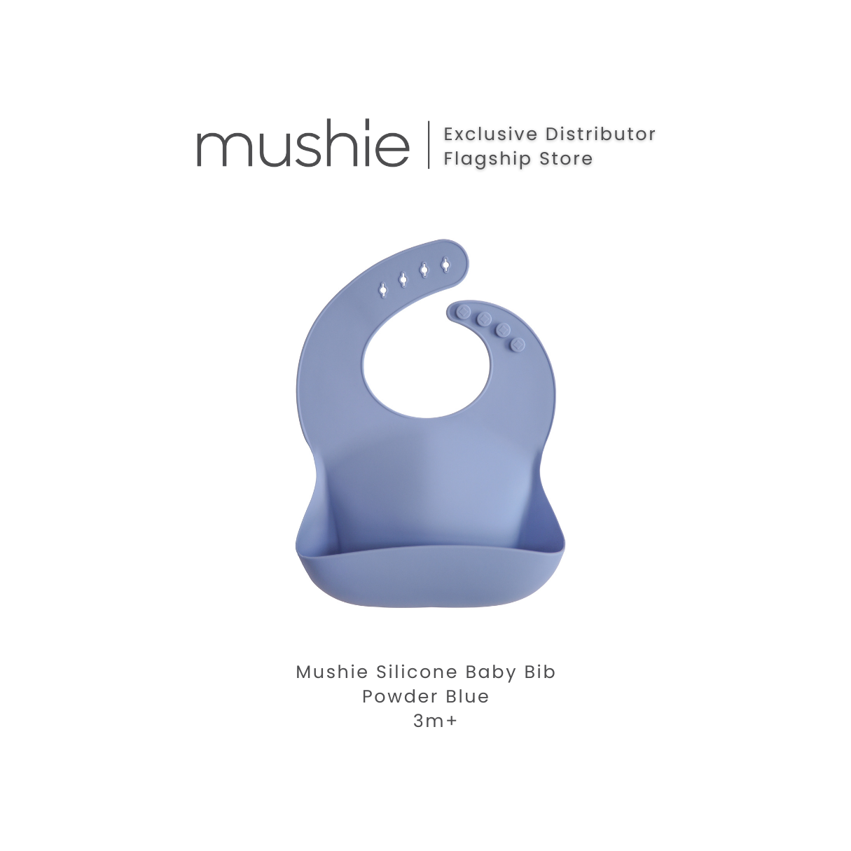 MUSHIE Silicone Baby Bib