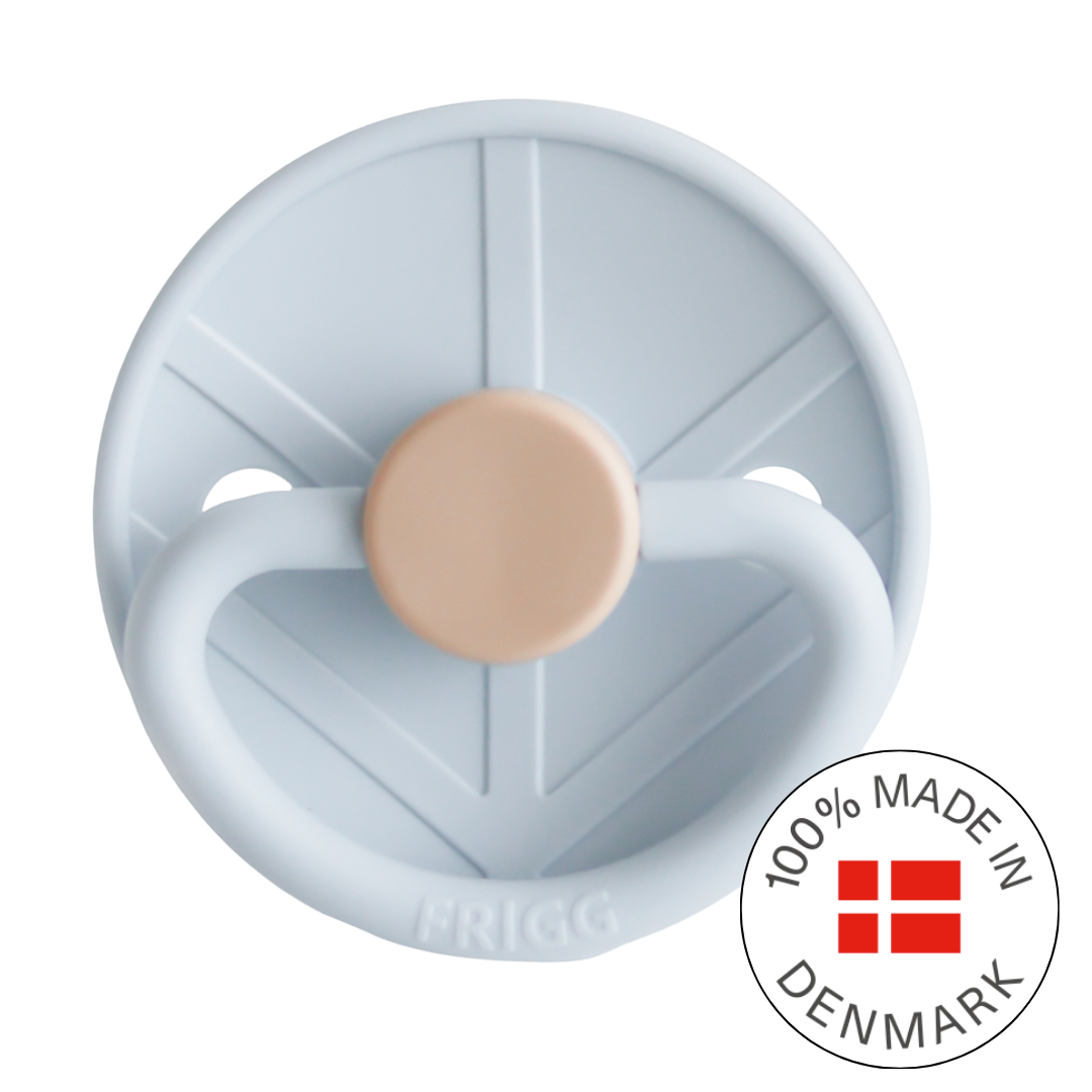 FRIGG Little Vikings Natural Rubber Latex Baby Pacifier (Single Pack)