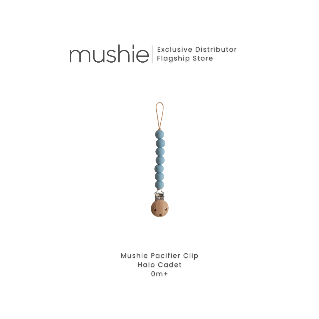 Mushie Silicone Pacifier Clip