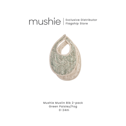 MUSHIE  Muslin Bib 2 - Pack