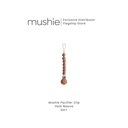Mushie Silicone Pacifier Clip