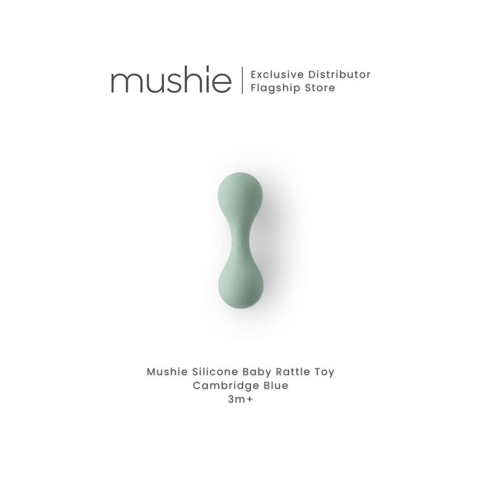 MUSHIE Silicone Baby Rattle Toy