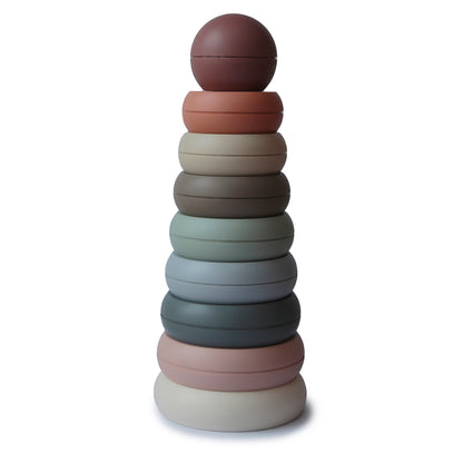MUSHIE Stacking Rings Ringtower Toy