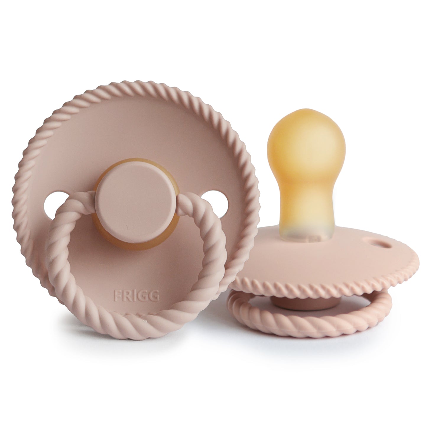 FRIGG Rope Natural Rubber Baby Pacifier (Single Pack)