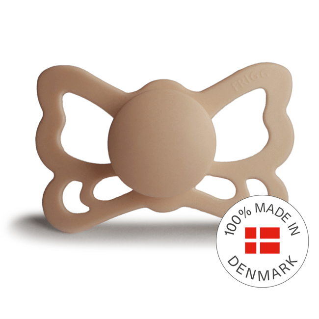 FRIGG Butterfly Anatomical Medical Grade Silicone Pacifier (Single Pack)
