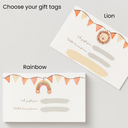 Mushie White Gift Box with Window Only