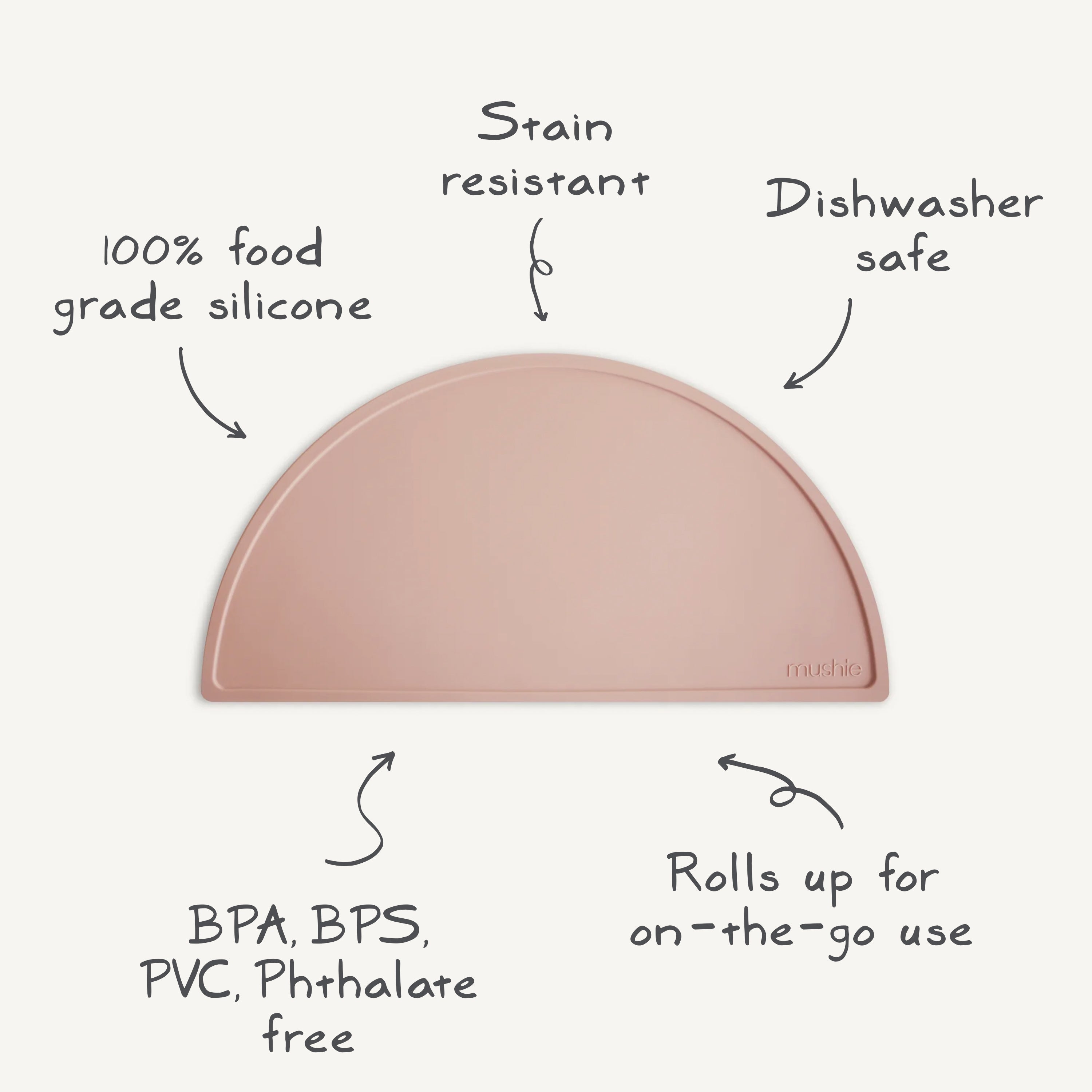 MUSHIE Silicone Place Mat
