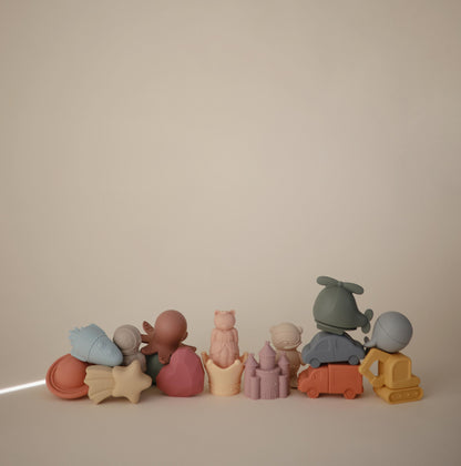 MUSHIE Bath Toy Play Set