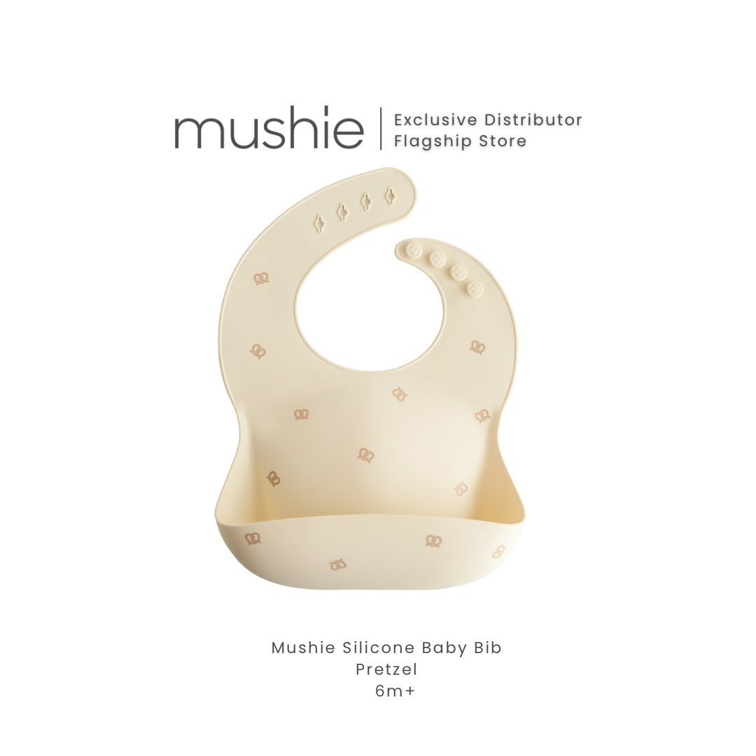 MUSHIE Silicone Baby Bib