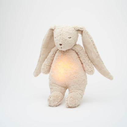 Moonie | Organic Humming Bunny Sand | Baby Sleep Aid with Smart Cry Detector