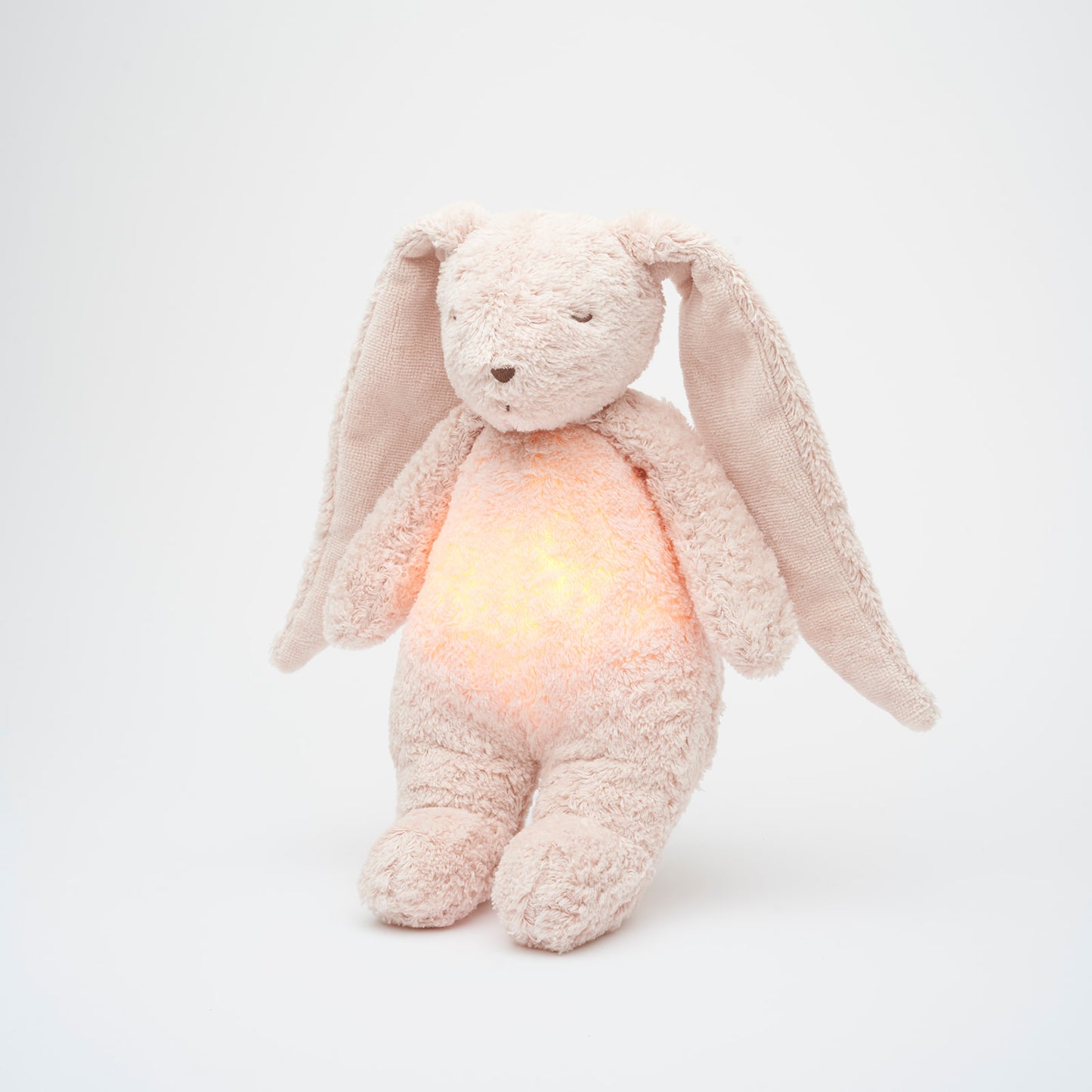 Moonie | Organic Humming Bunny Rose | Baby Sleep Aid with Smart Cry Detector