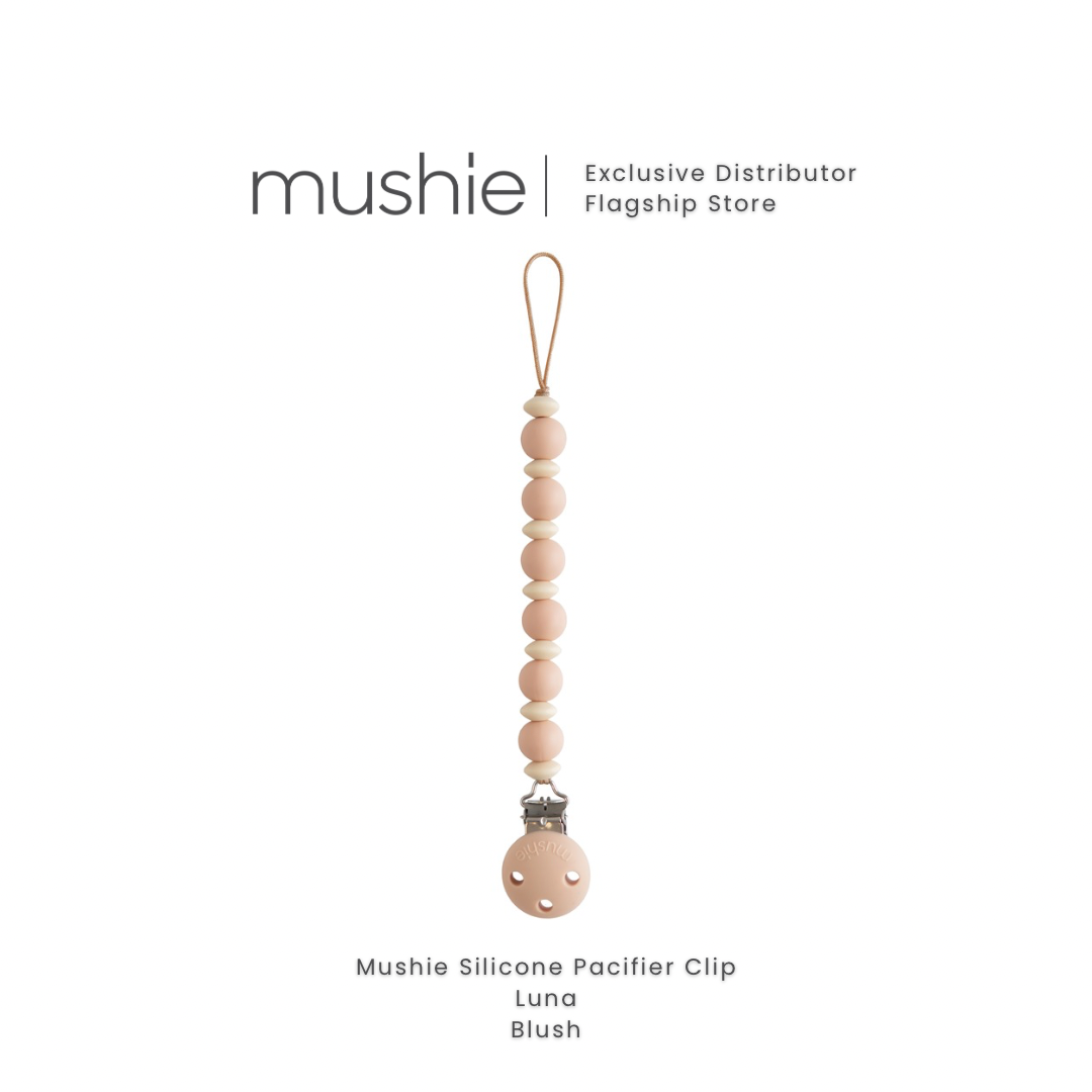Mushie Silicone Pacifier Clip