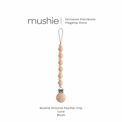Mushie Silicone Pacifier Clip