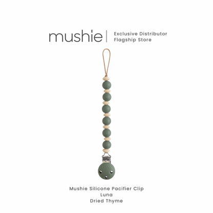 Mushie Silicone Pacifier Clip