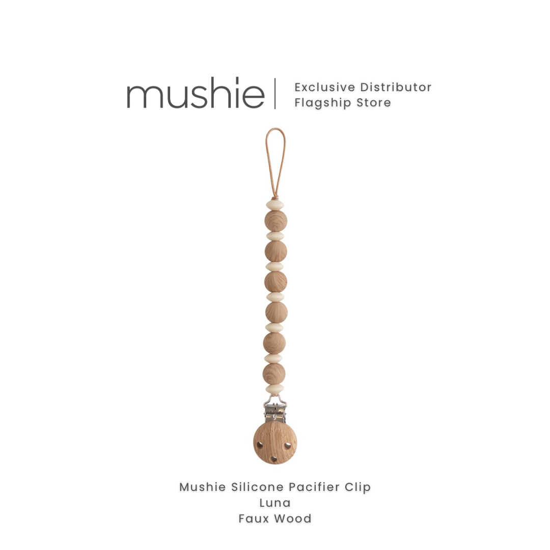 Mushie Silicone Pacifier Clip