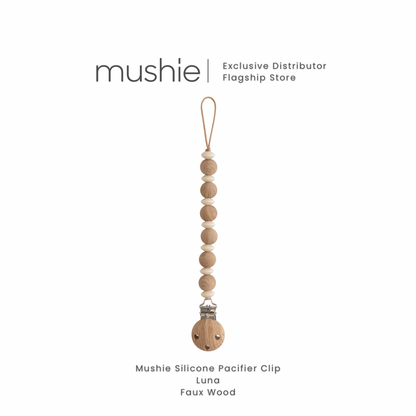 Mushie Silicone Pacifier Clip
