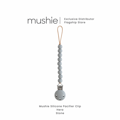 Mushie Silicone Pacifier Clip