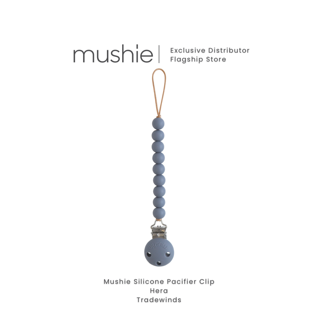 Mushie Silicone Pacifier Clip
