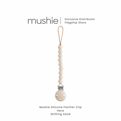 Mushie Silicone Pacifier Clip