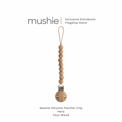 Mushie Silicone Pacifier Clip