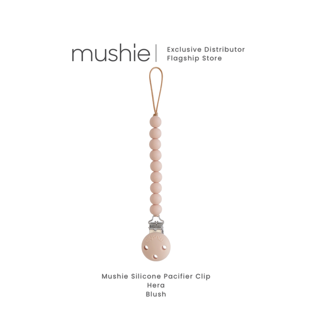 Mushie Silicone Pacifier Clip