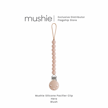Mushie Silicone Pacifier Clip