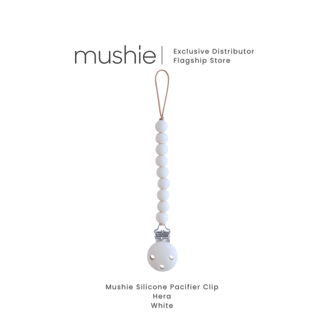 Mushie Silicone Pacifier Clip