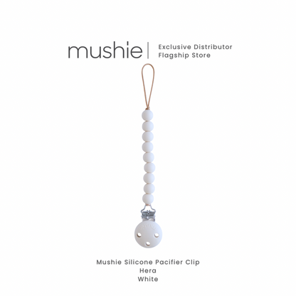 Mushie Silicone Pacifier Clip