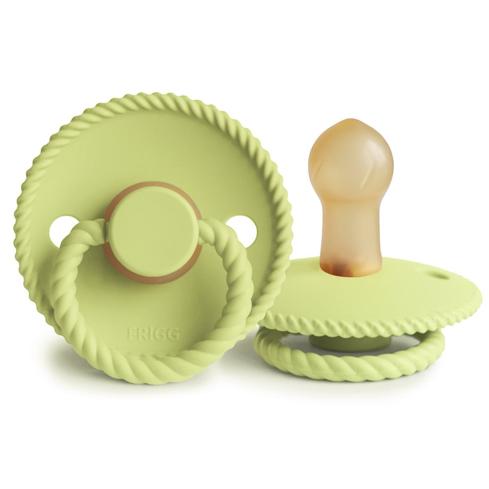 FRIGG Rope Natural Rubber Baby Pacifier (Single Pack)