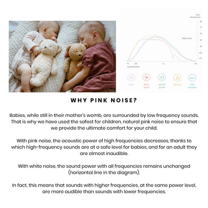 Moonie | Organic Humming Bunny Sand | Baby Sleep Aid with Smart Cry Detector