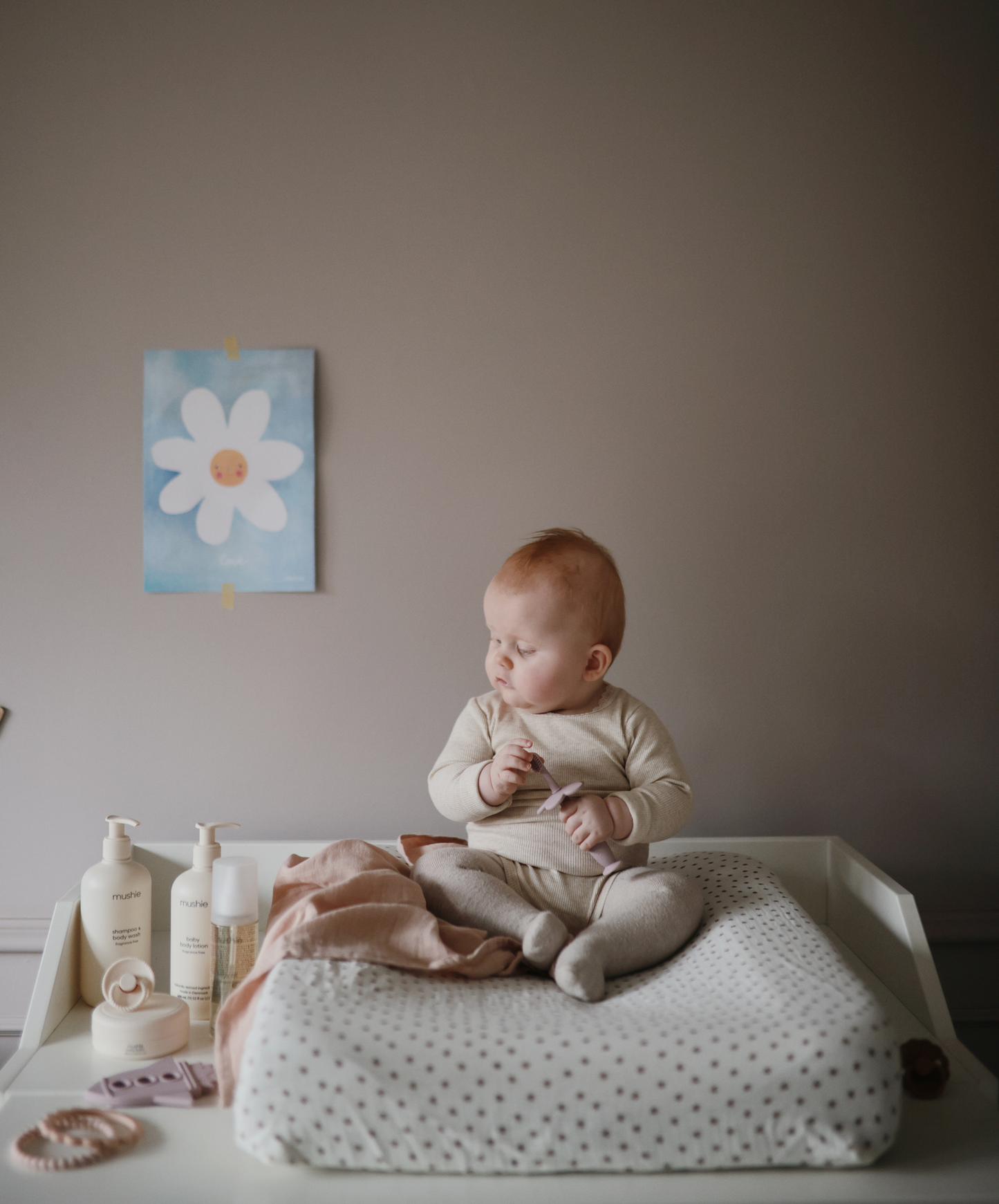 MUSHIE Extra Soft Muslin Changing Pad Cover