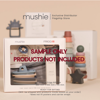 Mushie White Gift Box with Window Only