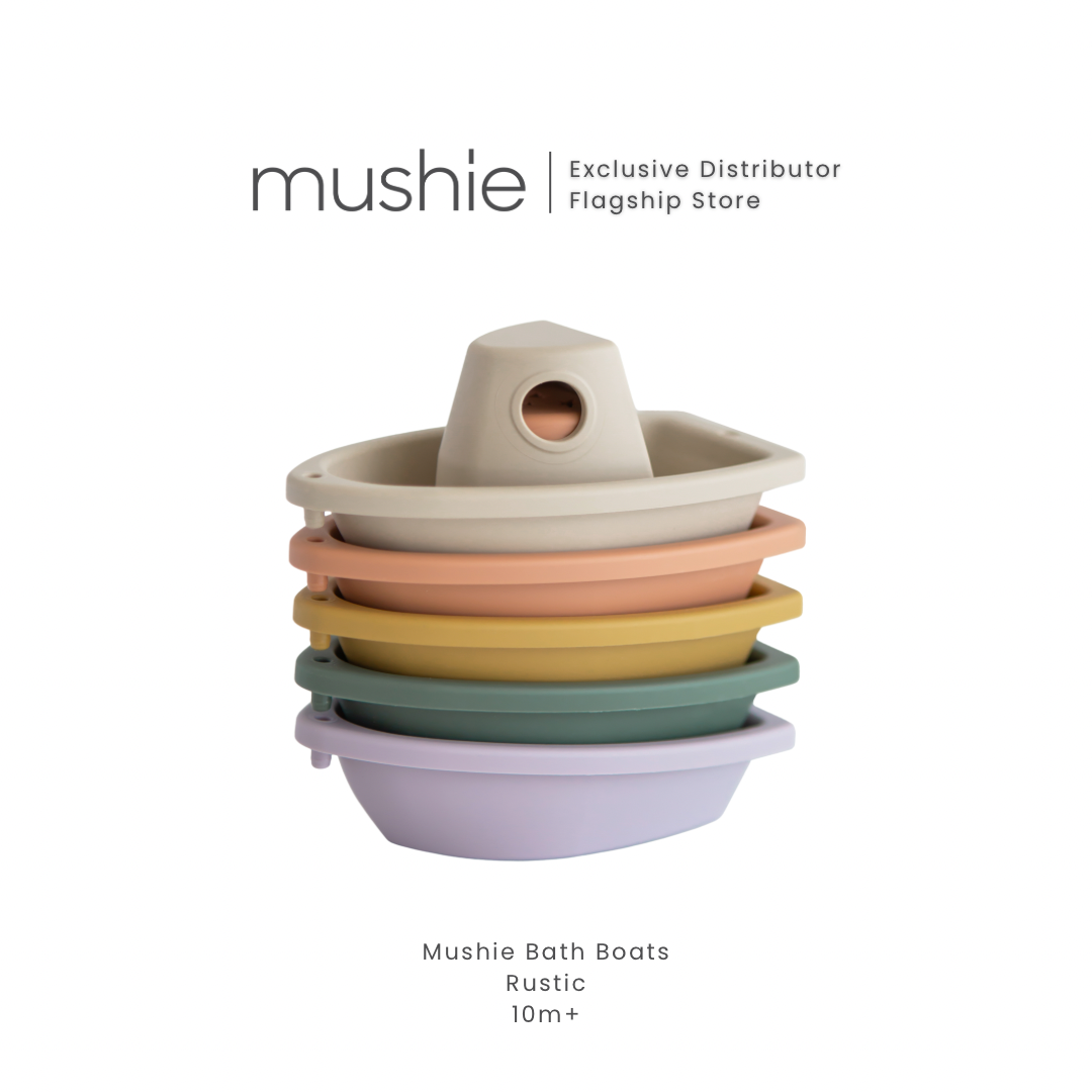 Mushie Bath Boats Toy