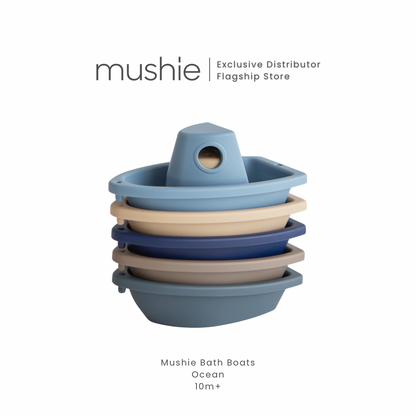 Mushie Bath Boats Toy