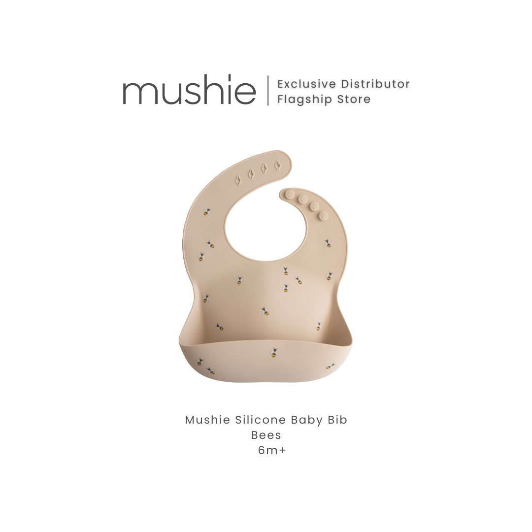 MUSHIE Silicone Baby Bib