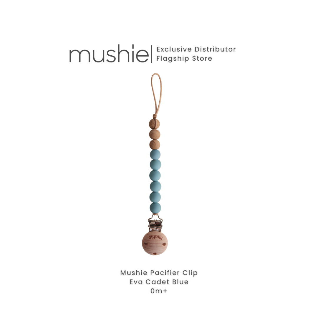 Mushie Silicone Pacifier Clip