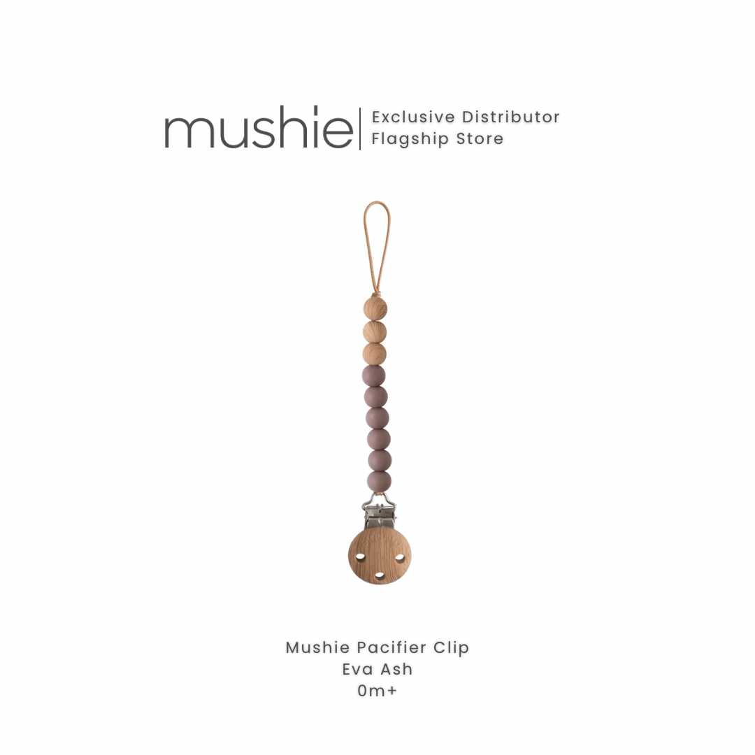 Mushie Silicone Pacifier Clip