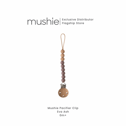 Mushie Silicone Pacifier Clip