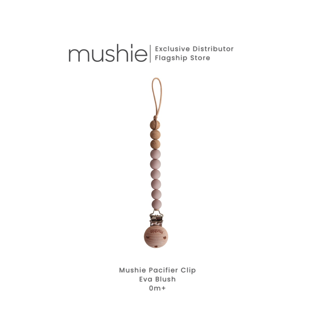 Mushie Silicone Pacifier Clip