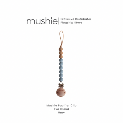 Mushie Silicone Pacifier Clip