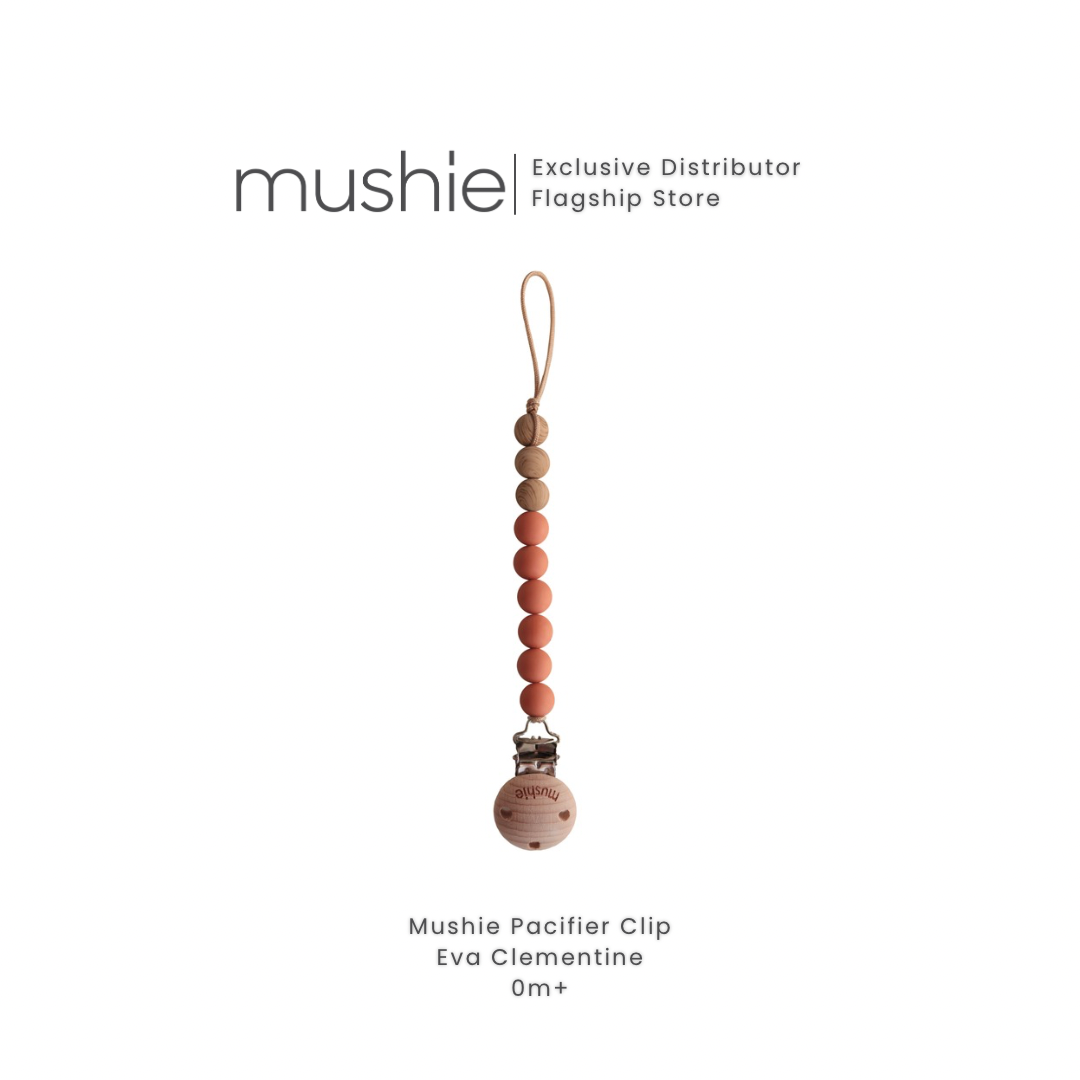 Mushie Silicone Pacifier Clip