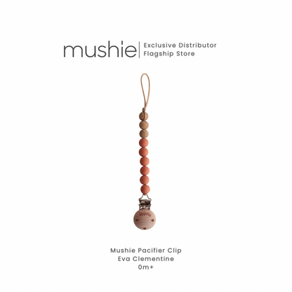 Mushie Silicone Pacifier Clip