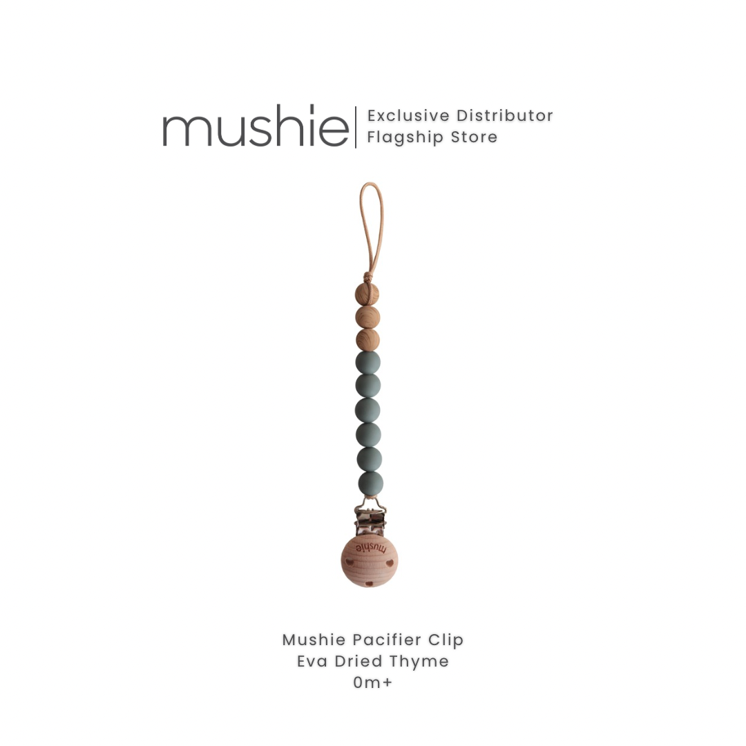 Mushie Silicone Pacifier Clip