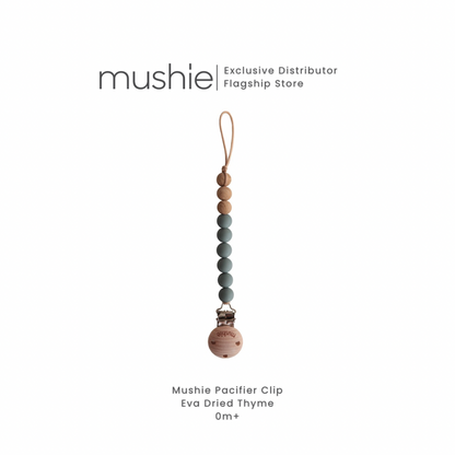 Mushie Silicone Pacifier Clip