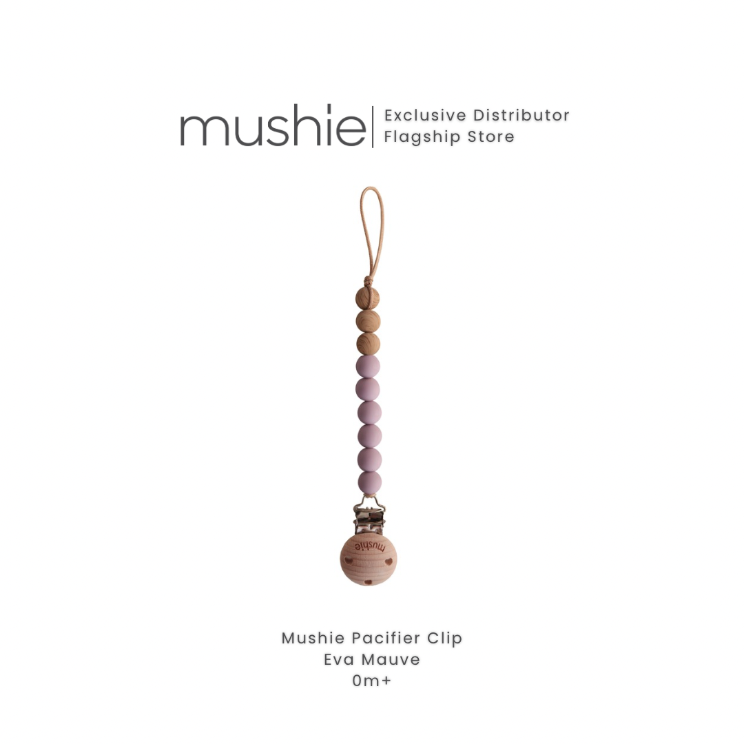 Mushie Silicone Pacifier Clip